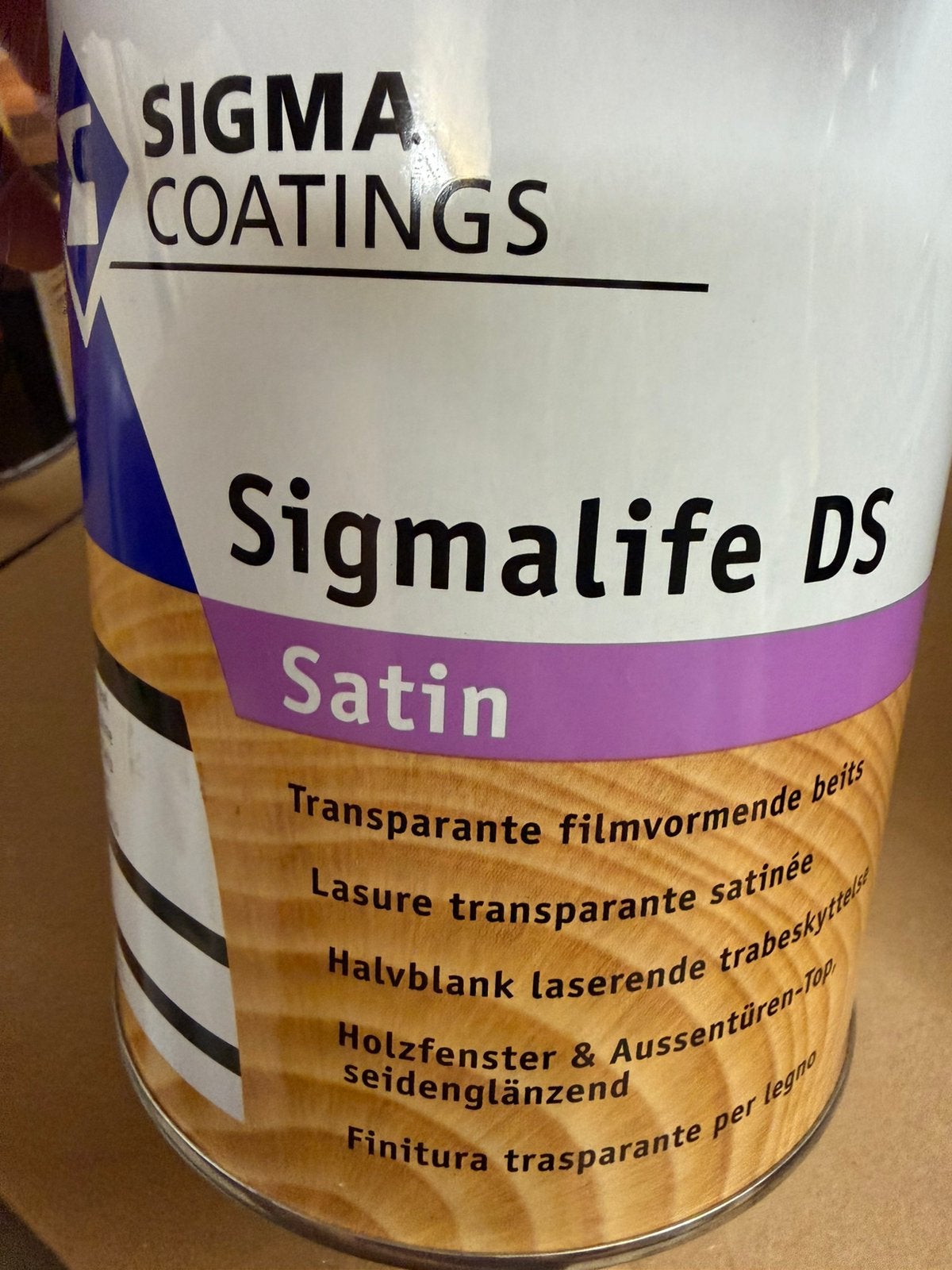 Sigma Sigmalife transparant gele beits 1liter, Hobby en Vrije tijd, Ophalen of Verzenden, Nieuw