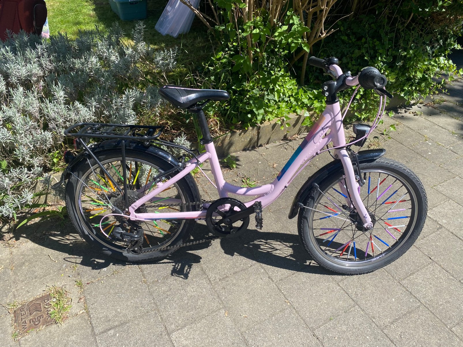 Cube Ella 20inch meisjes fiets, Ophalen, Gebruikt, Velgrem, Versnellingen