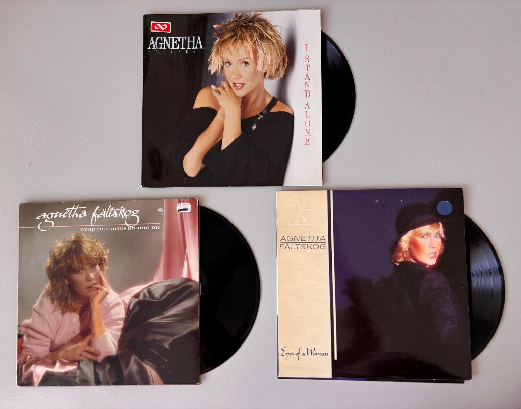 Agnetha (ABBA) set van 3 LP’s, Enlèvement ou Envoi