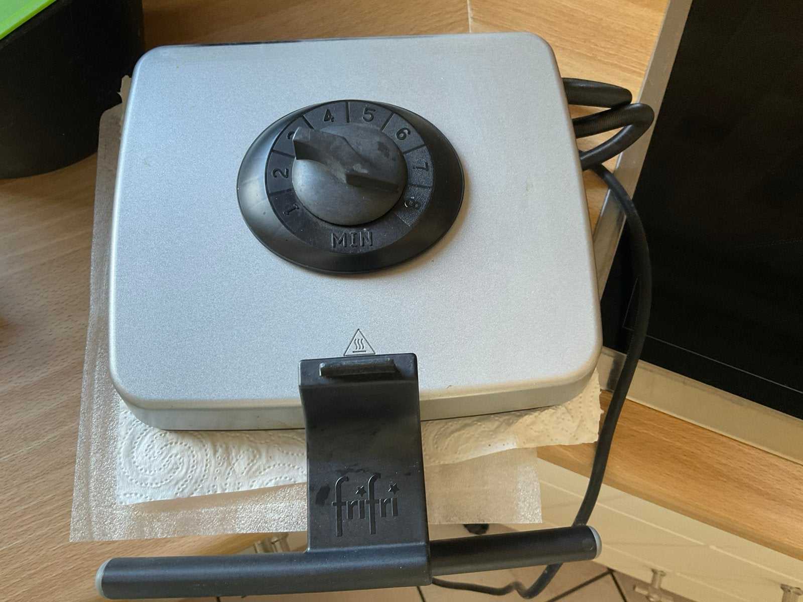 Fri Fri Wafelijzer WA102A + Croque Monsieur platen afzonderl, Electroménager, Gaufriers, Enlèvement, Comme neuf