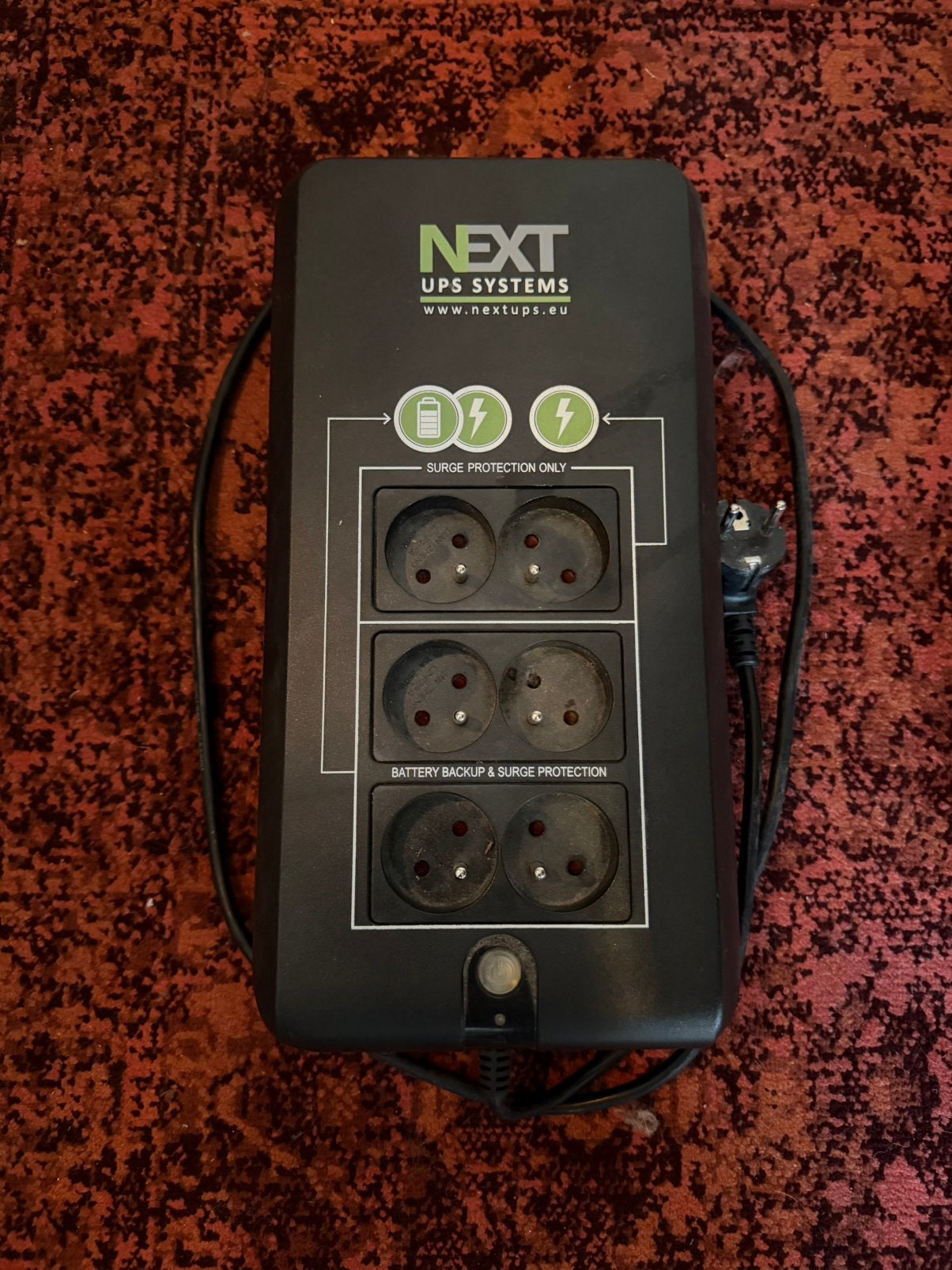 Onduleur NEXT UPS 600 VA – 6 prises, Enlèvement, Utilisé