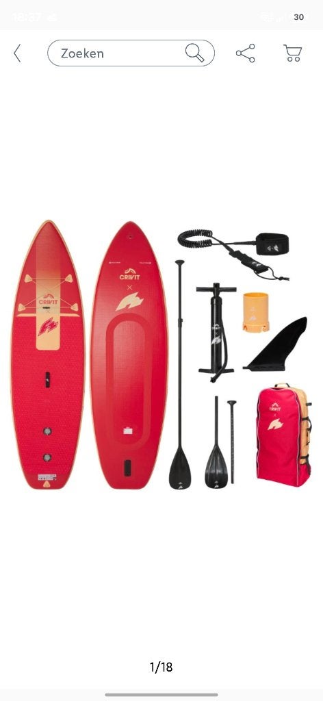 Planche de SUP gonflable Crivit X F2, Enlèvement, Comme neuf, Planches de SUP