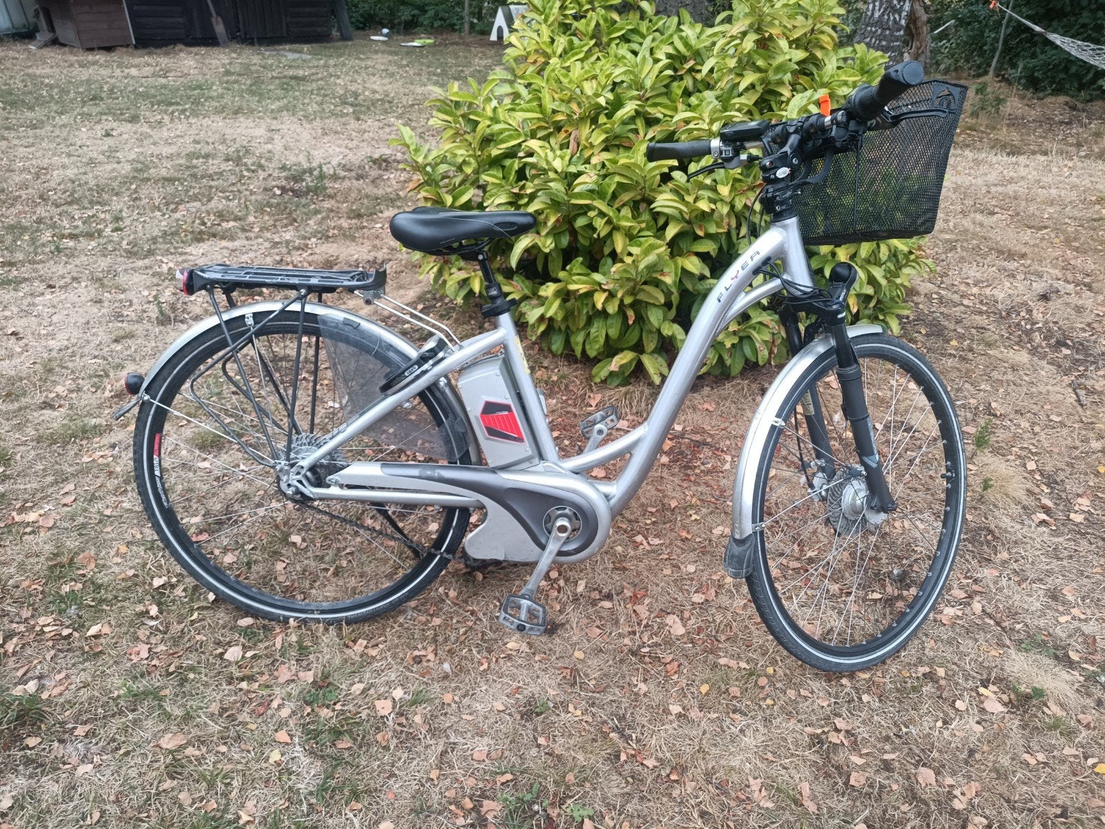 flyer elektrische damesfiets, Ophalen