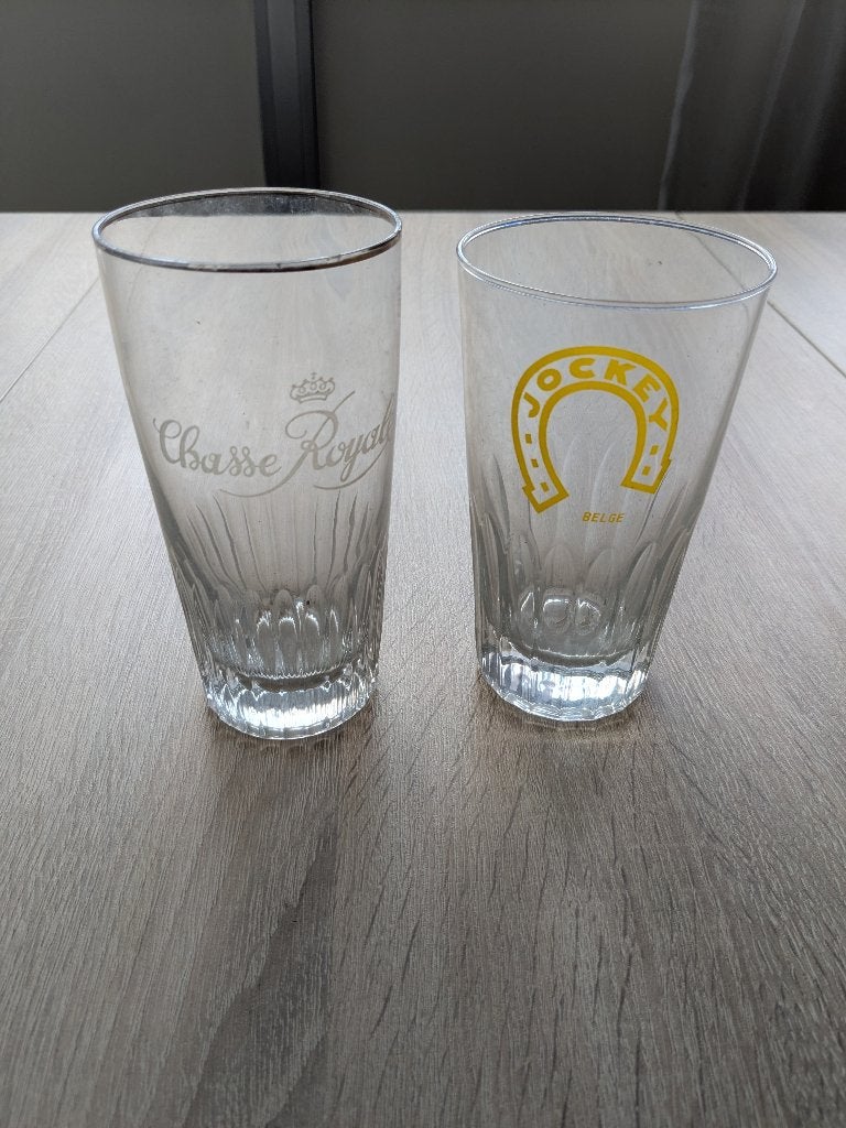 Verre Gueuze bière Jockey - Chasse Royale Bruxelles, Enlèvement