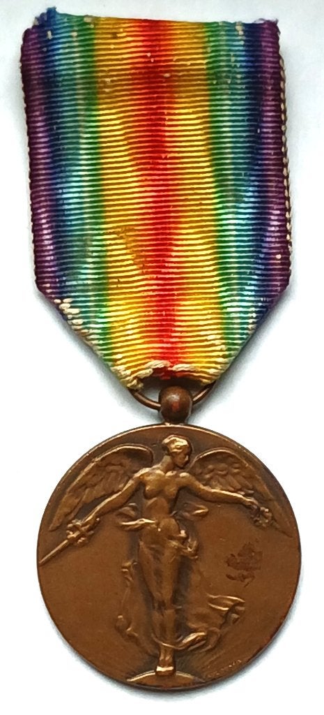 médaille de guerre médaille de la victoire 14-18, Enlèvement ou Envoi, Bronze