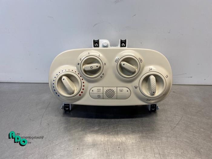 Panneau de commandes chauffage d'un Fiat 500 (500 07-), -, 3 mois de garantie, Utilisé, Fiat
