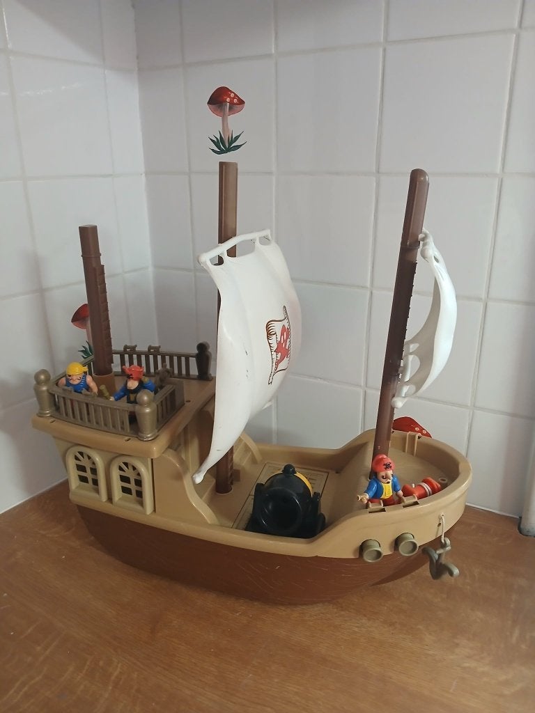 piratenboot, Ophalen