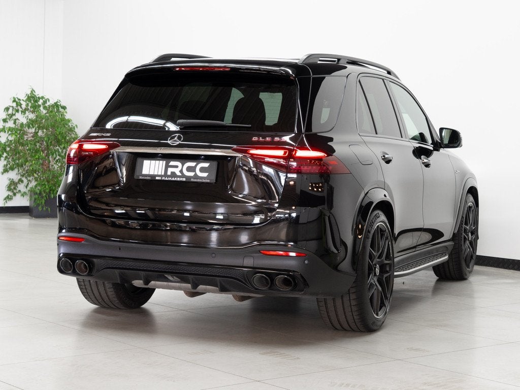 Mercedes-Benz GLE 53 AMG 4M+ HYBRID Night 22" PANO *BEIGE LE, Auto's, Mercedes-Benz, Automaat, Adaptive Cruise Control, Gebruikt