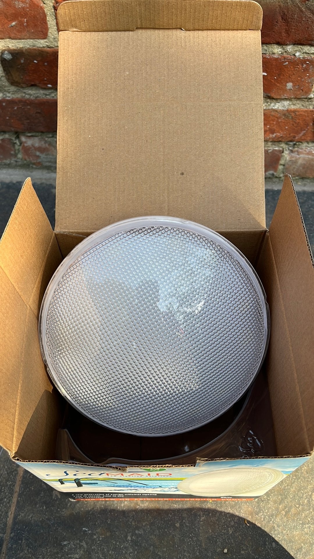 Gloed nieuwe Sea Maid zwembadlamp, Ophalen, Zo goed als nieuw
