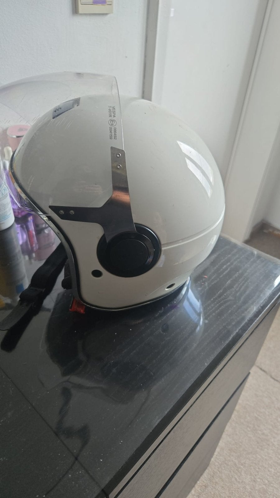 Vespa helm wit maat M, Ophalen of Verzenden, Zo goed als nieuw