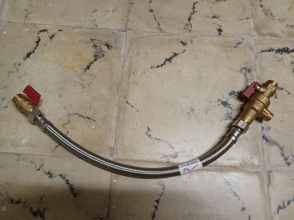 Vulset 1/2" Met CAb Terugslagklep & Aflaat, Ophalen, Nieuw