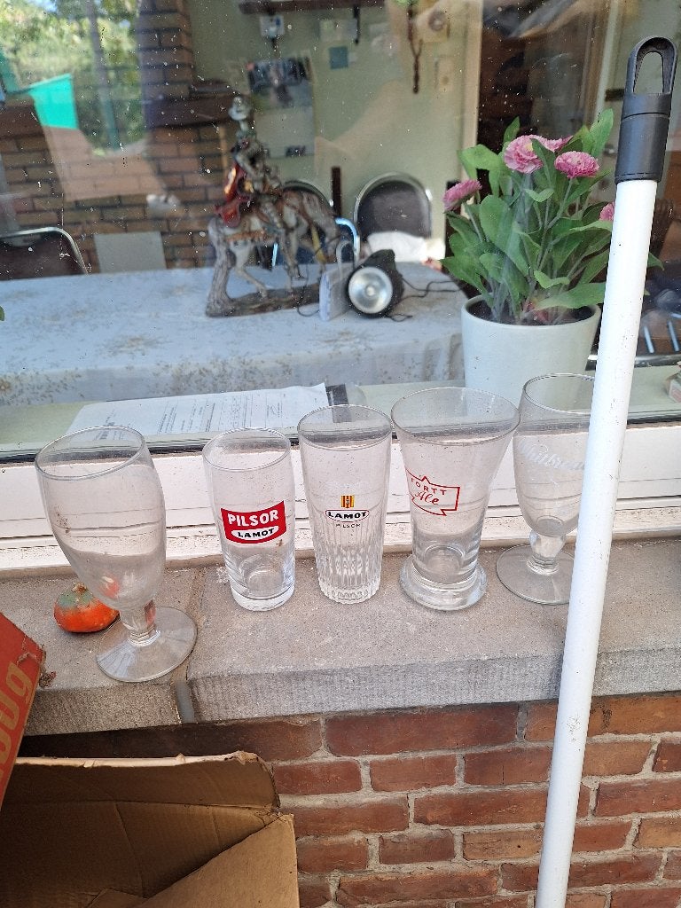 Bierglazen, Enlèvement ou Envoi, Utilisé, Verre à bière