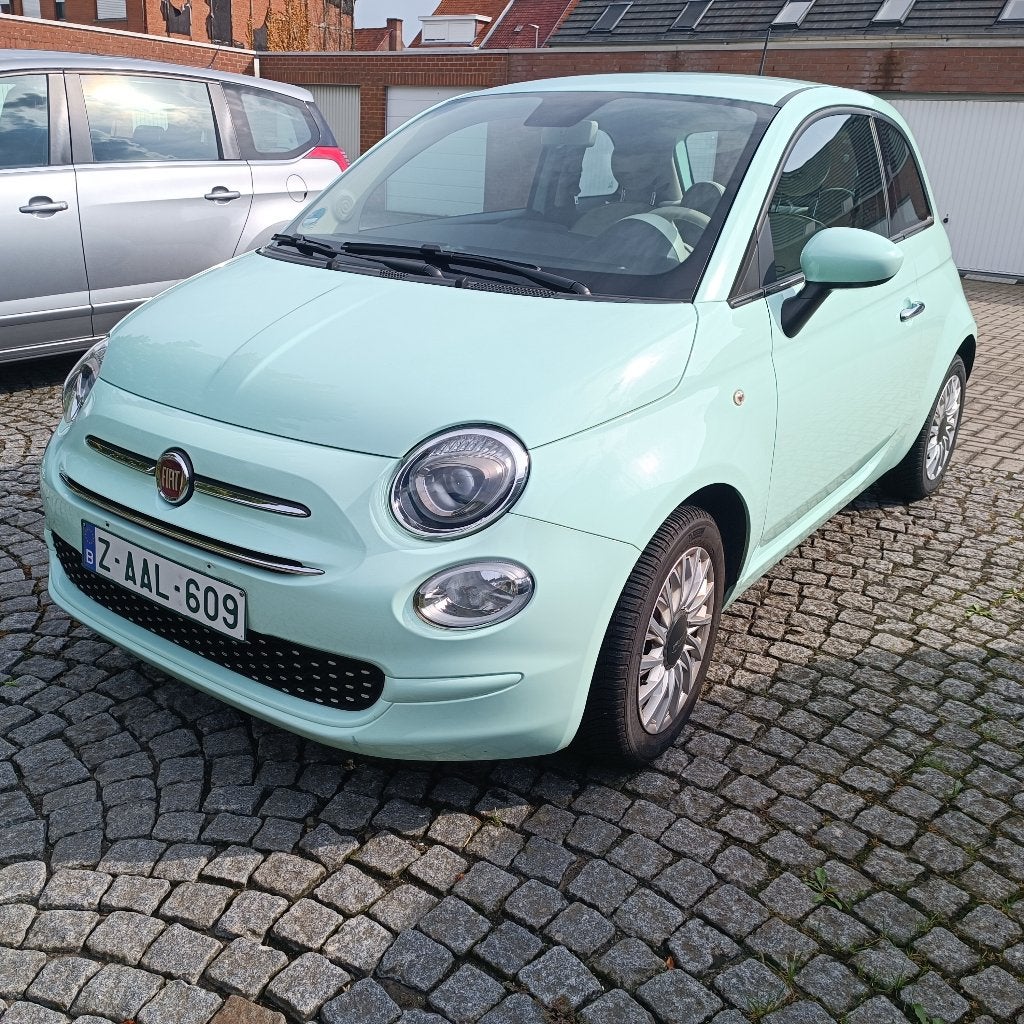 fiat 500,1,2 motor benzine,10/2019,43874km, Auto's, Fiat, Voorwielaandrijving, 4 zetels, Stof, 4 cilinders
