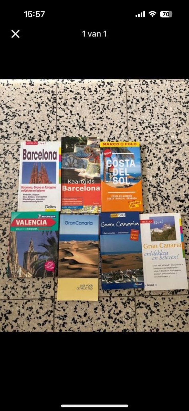 Reisgidsen 5€ per stuk, Boeken, Ophalen, Zo goed als nieuw