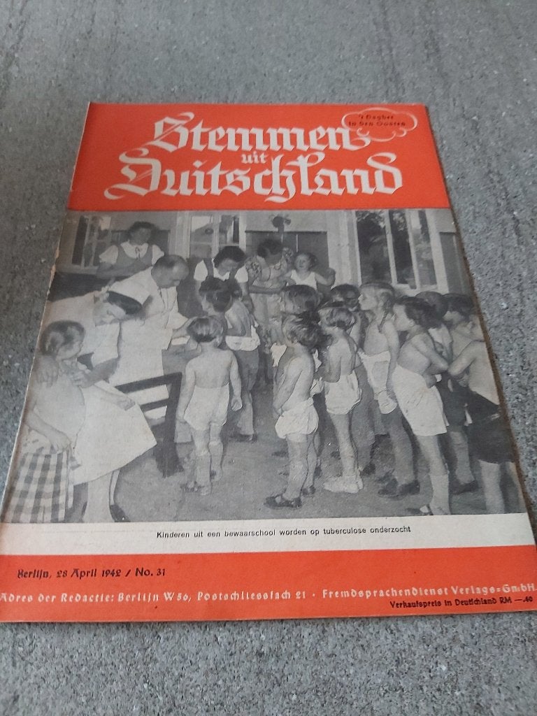 VNV Duitsland Vlaanderen Arbeidsdienst Brigade Oostfront, Verzamelen, Verzenden, 1940 tot 1960, Tijdschrift