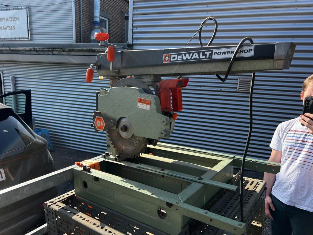 DeWALT Powershop Radiaalzaag – Professionele machine, Ophalen, Zo goed als nieuw
