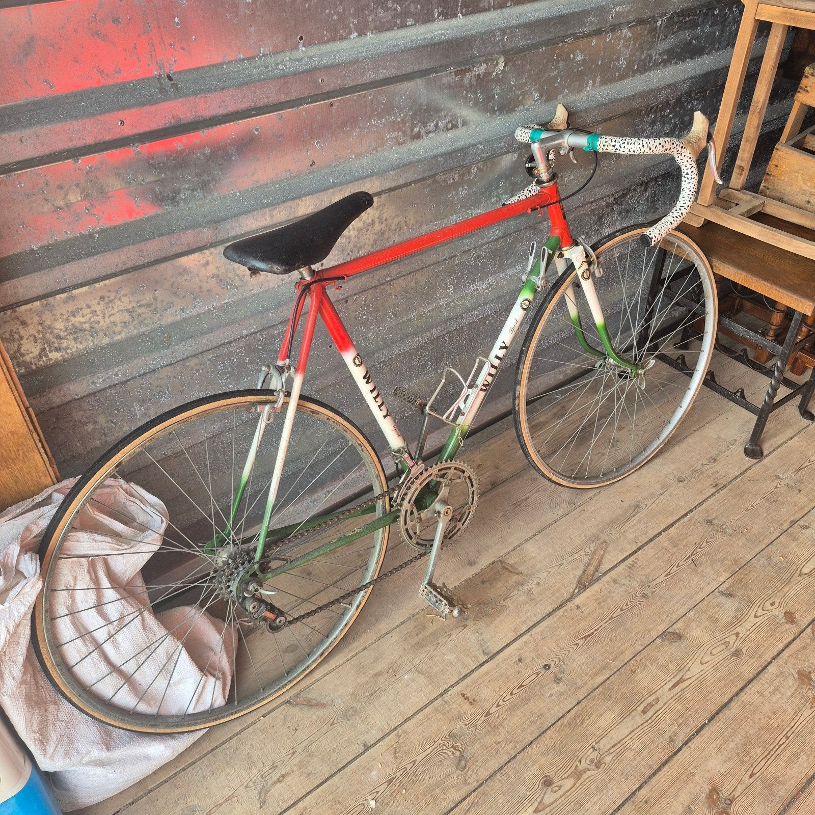 vintage koersfiets Willy sport 28inch, Fietsen en Brommers, Ophalen