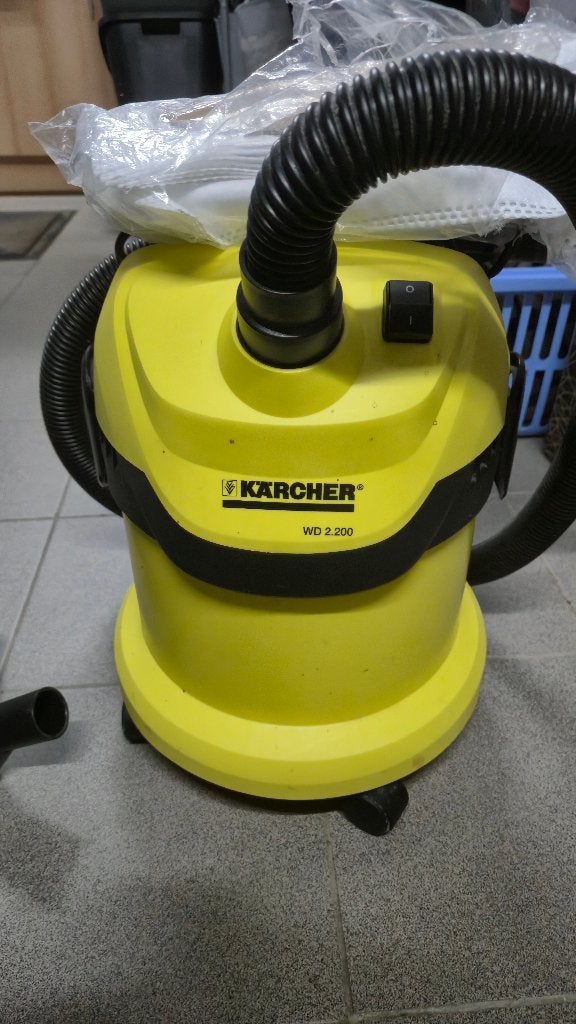 Karcher WD 2.200, Kärcher, Sac à poussière, Enlèvement, Utilisé