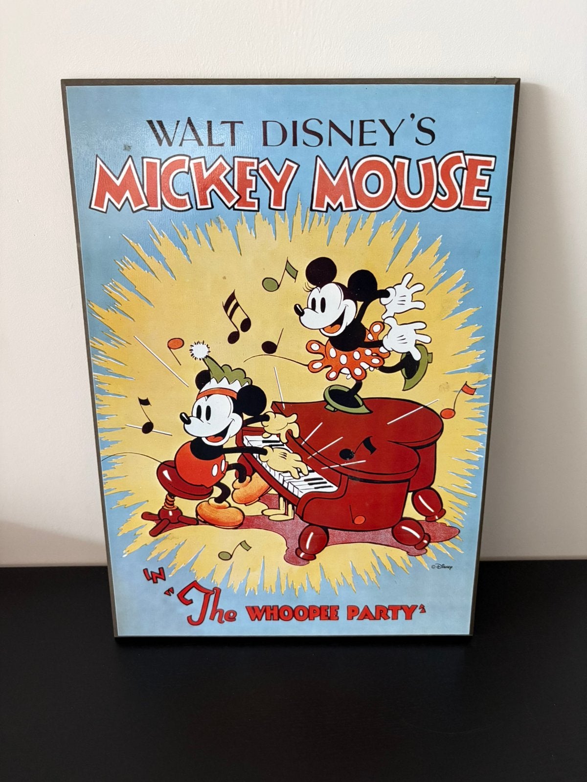 houten wandbord Walt Disney’s Mickey Mouse, Ophalen