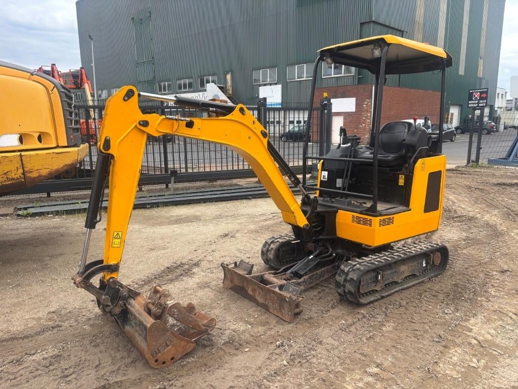 minigraver JCB 16C (1.442 uren), Ophalen, Graafmachine