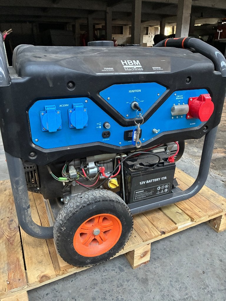 Groep generator, Doe-het-zelf en Bouw, Ophalen, Gebruikt, Elektrisch startend, Benzine