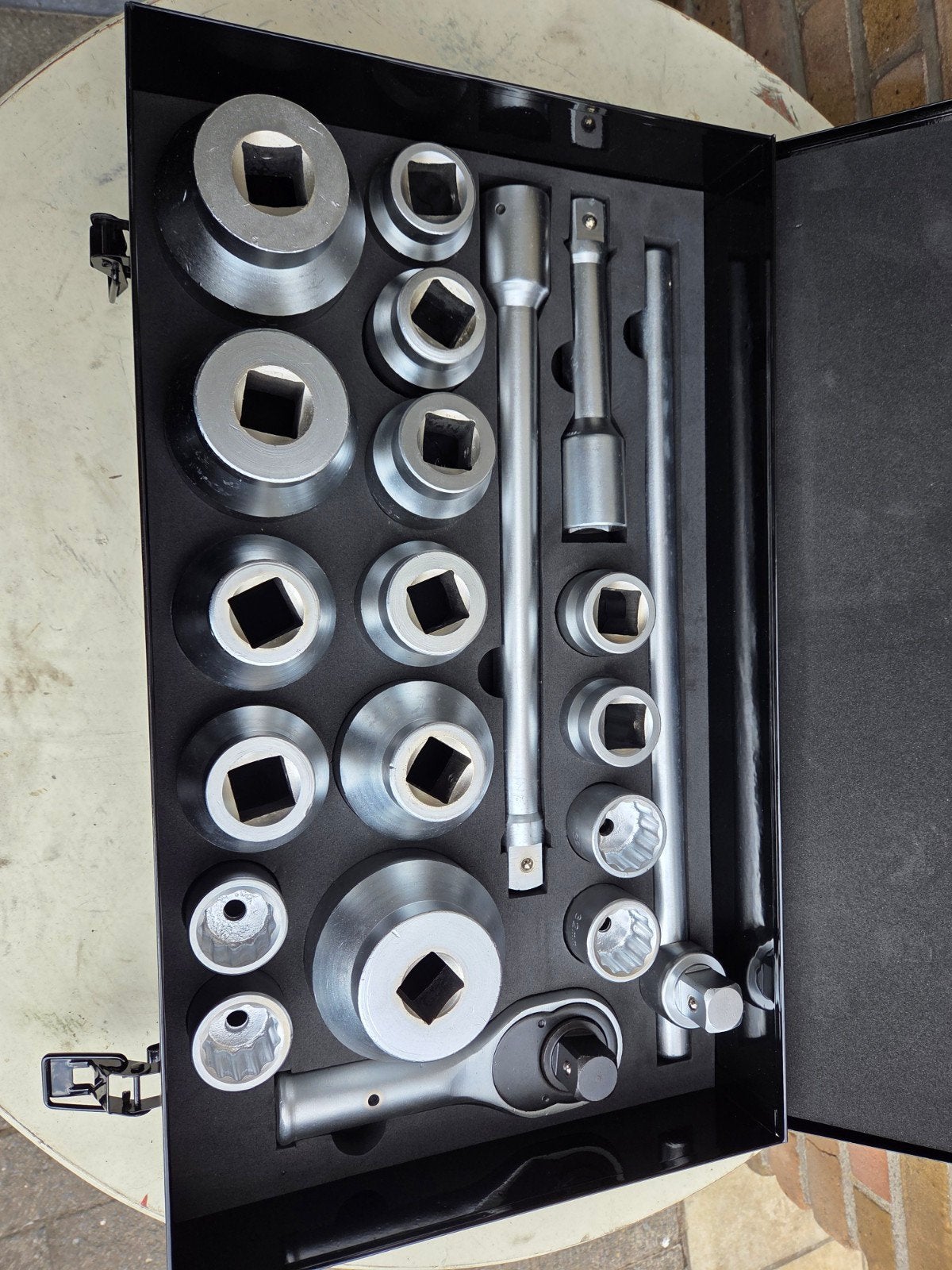 HBM 21 delige 1 inch doppenset NIEUW, Ophalen