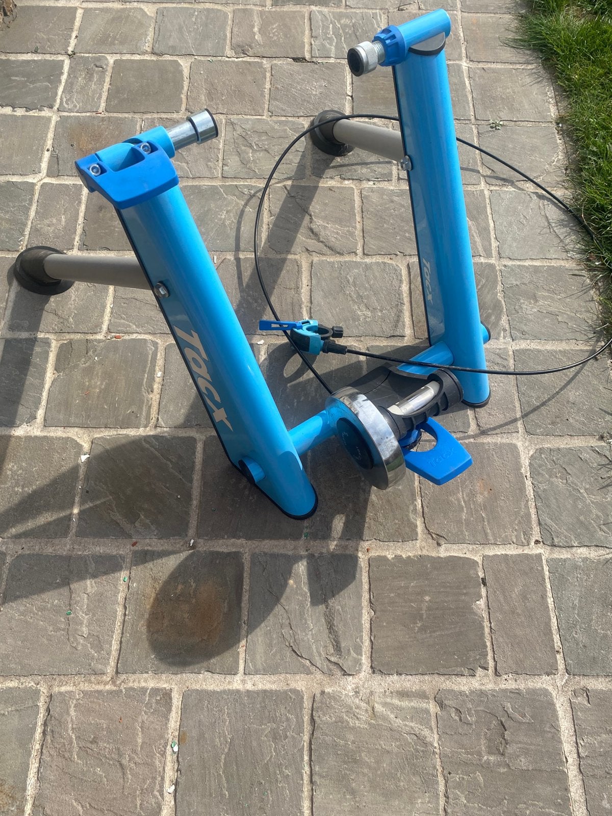 Indoortrainer TACX MATIC T2650 chimano R540 achterwiel, Ophalen, Zo goed als nieuw