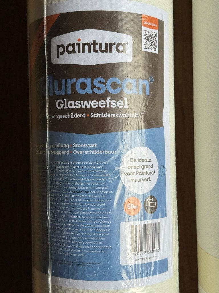Paintura Murascan glasweefsel + MuraCol lijm – 90 m², Bricolage & Construction, Enlèvement, Neuf, Autres types