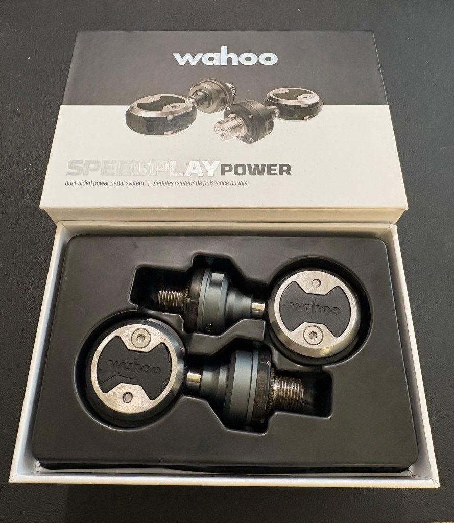 Wahoo Speedplay dual sided Powermeter pedalen, Fietsen en Brommers, Crankstel of Pedalen, Gebruikt, WAHOO Speedplay, Racefiets