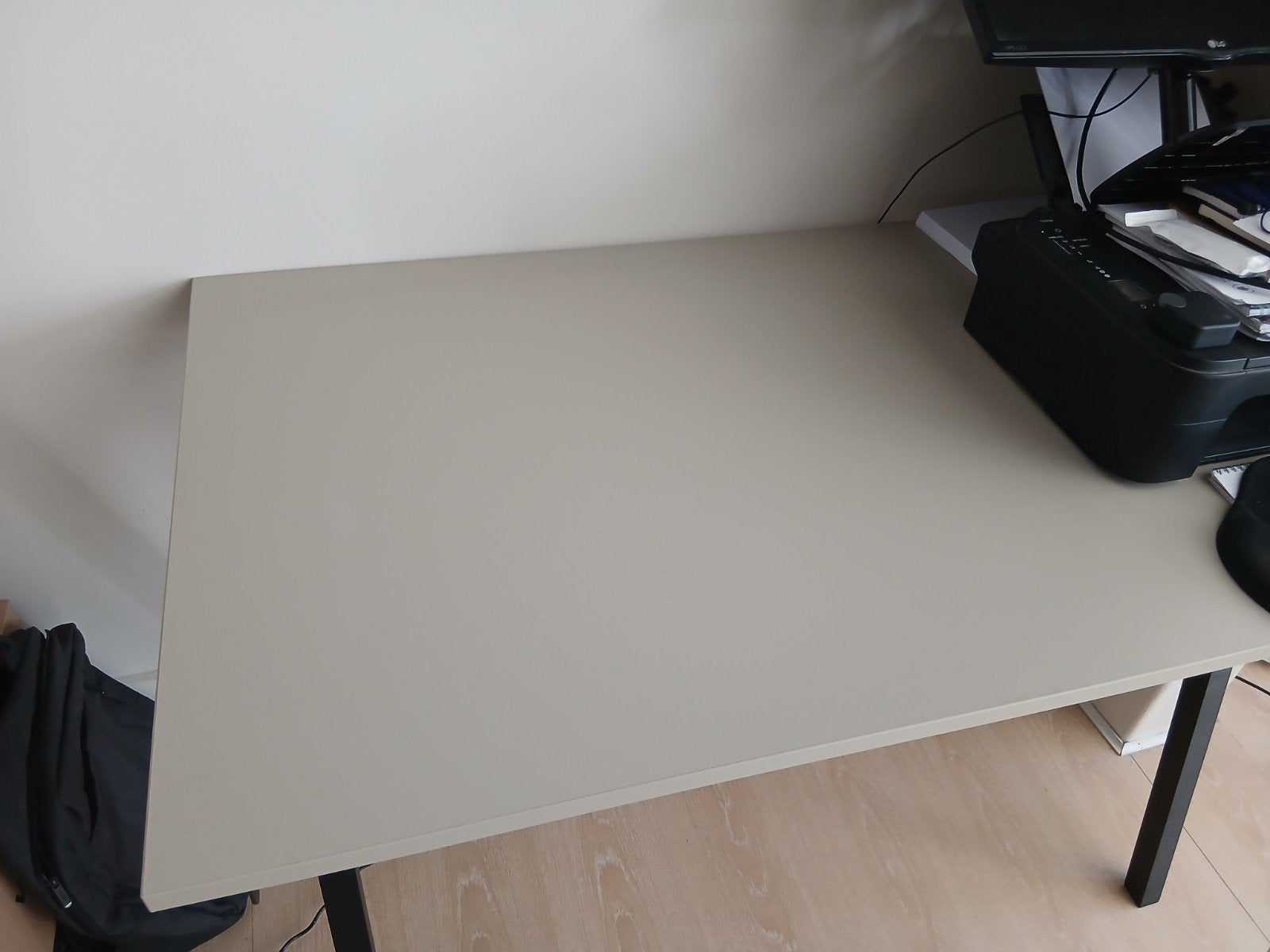 Bureau IKEA 120x70 cm, Enlèvement, Rehausseur, IKEA, Beige