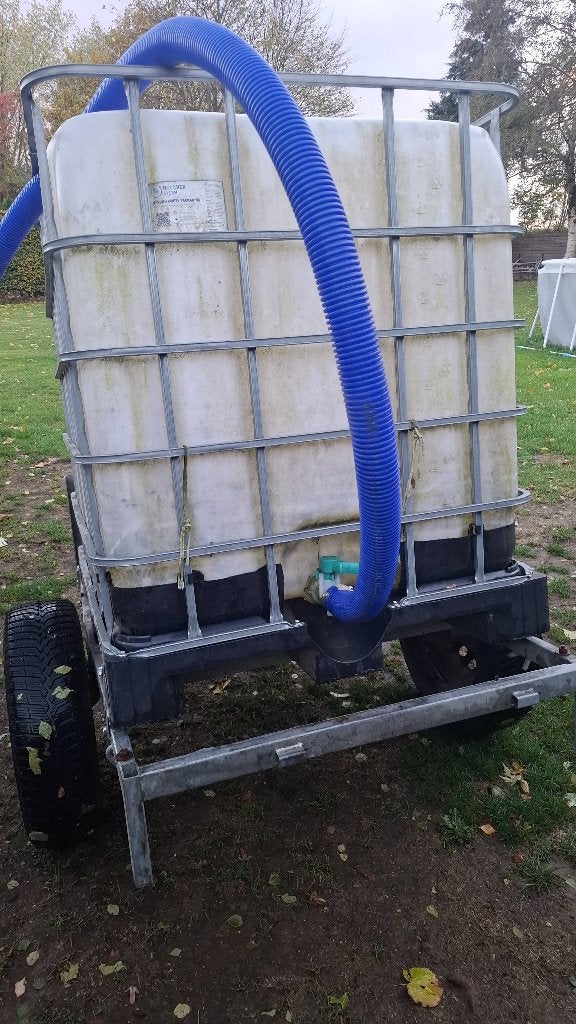 Cuve a eau  1000l, Enlèvement