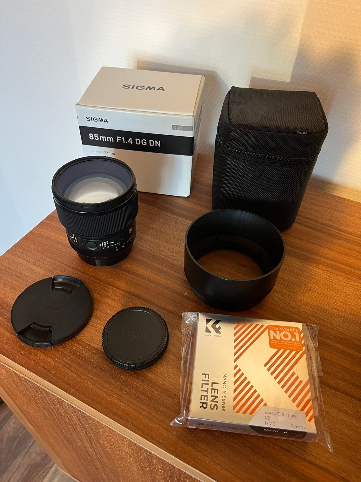 SIGMA 85 mm 1.4 DG DN Art L-houder, Audio, Tv en Foto, Ophalen of Verzenden, Zo goed als nieuw, Leica, L-mount