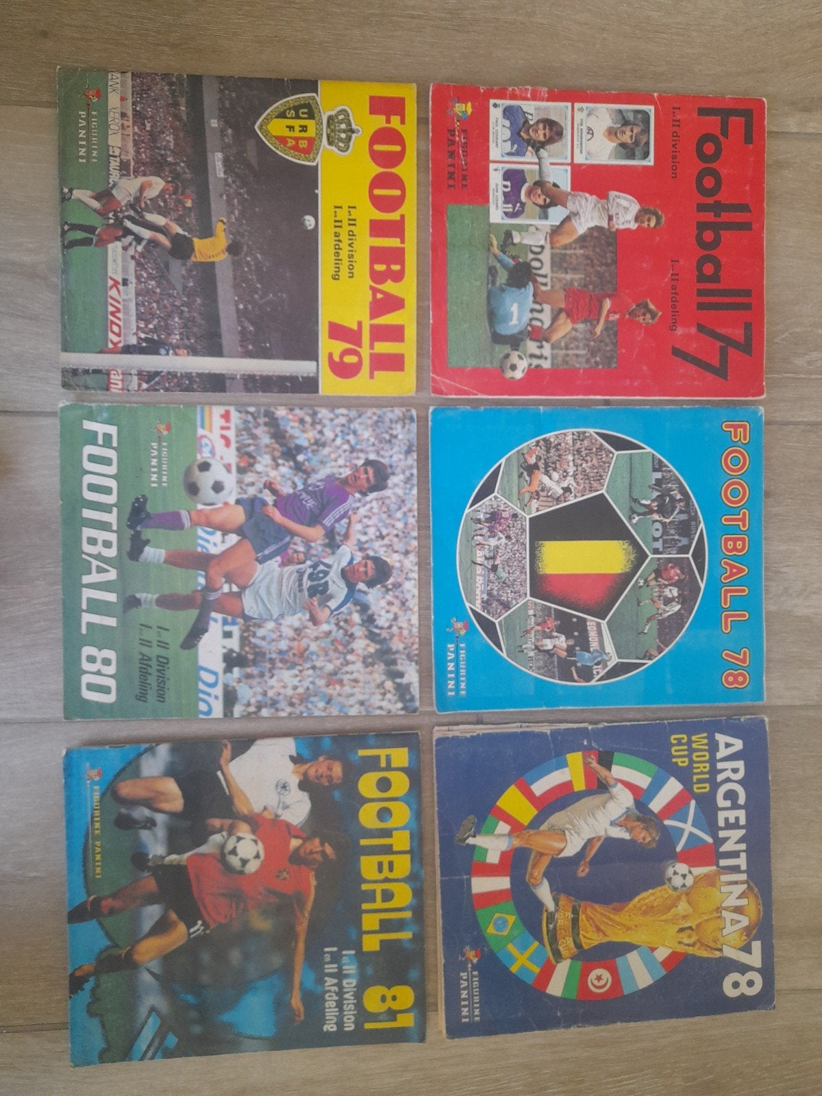albums panini foot belge de 77 à 81+ worldcup 78, Enlèvement ou Envoi