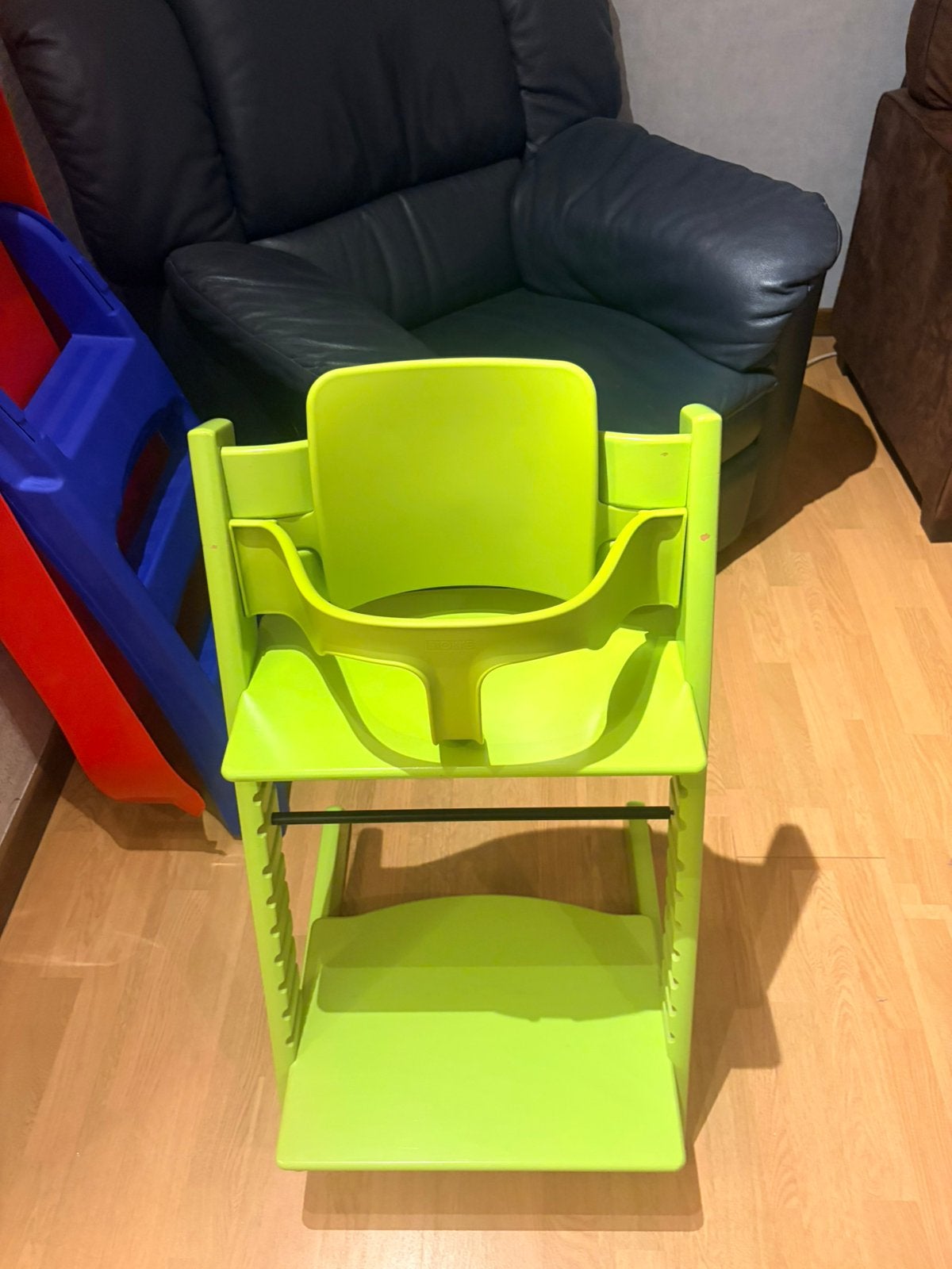 Te koop: Tripp Trapp Stokke met babyset nieuw model, Enlèvement, Utilisé
