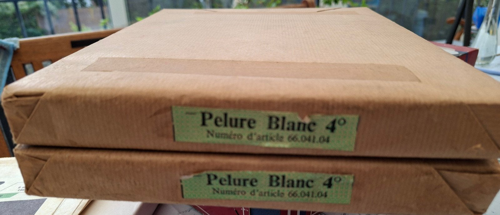Papier pelure vintage,  blanc, rames anciennes scellées, Enlèvement