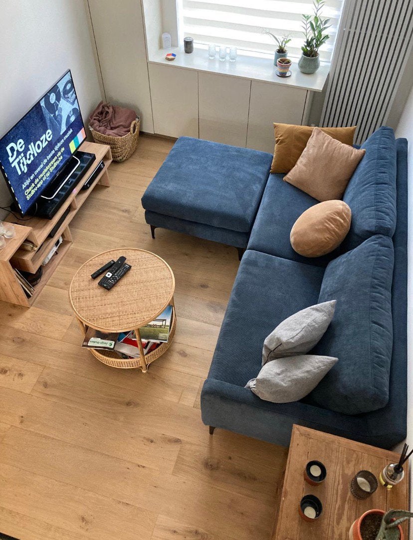 Zetel sofacompany, Maison & Meubles, Chambre à coucher | Canapés-lits, Utilisé, Deux personnes, Bleu, Enlèvement