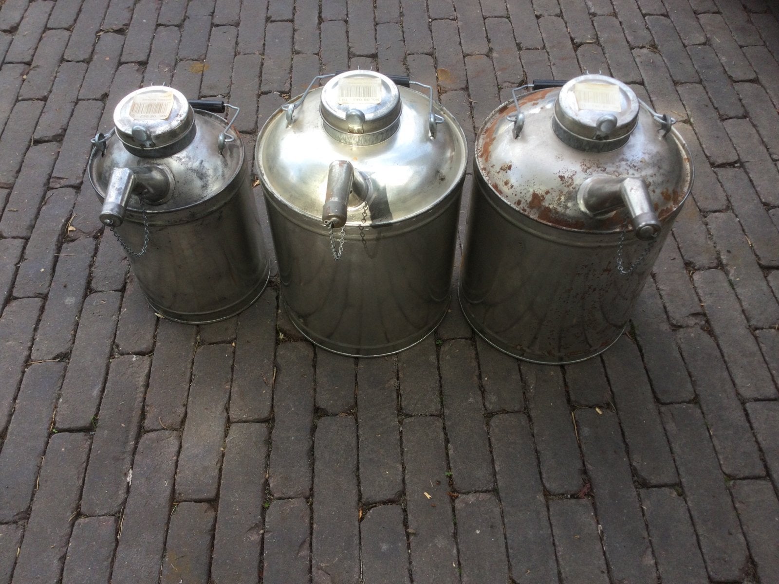 3 stuks Pressol Nürnberg olievoorraadkan, Ophalen of Verzenden