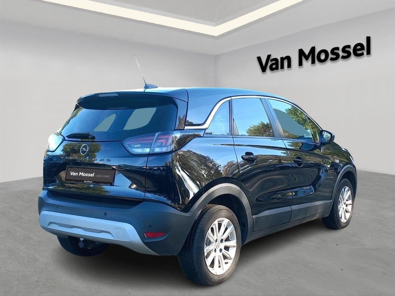 Opel Crossland X 1.2 Turbo Elegance, Auto's, Voorwielaandrijving, Gebruikt, 1199 cc, Zwart