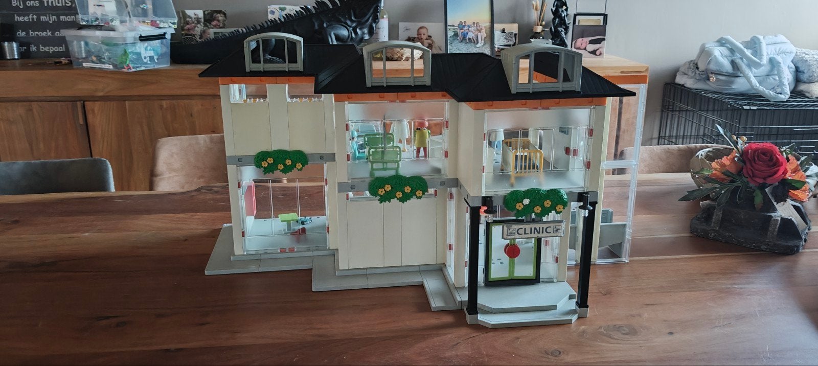 playmobil ziekenhuis met ambulance, Ophalen