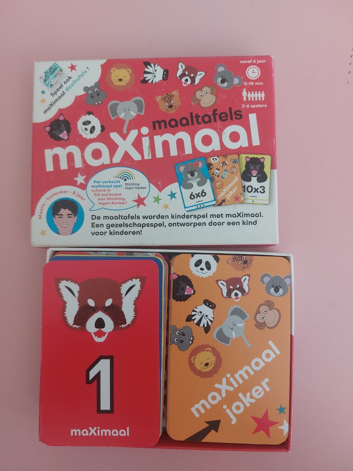 Maximaal maaltafels, Hobby en Vrije tijd, Gezelschapsspellen | Kaartspellen, Ophalen of Verzenden