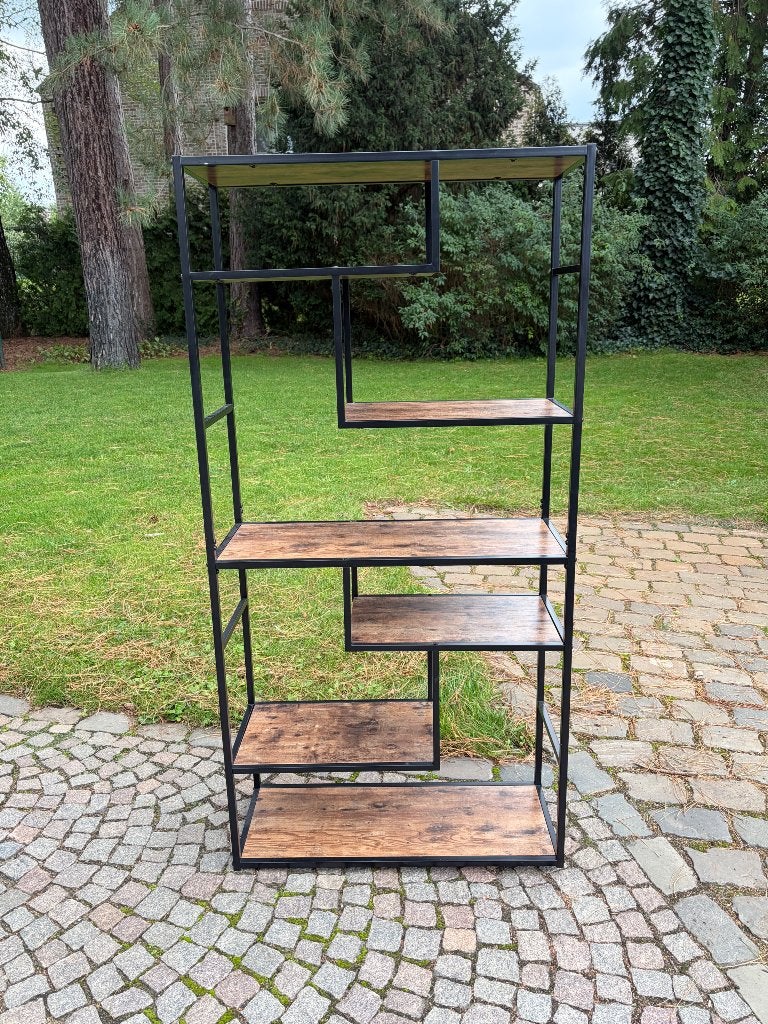Wandrek industrial look, 25 à 50 cm, Avec tablette(s), Moins de 150 cm, Comme neuf