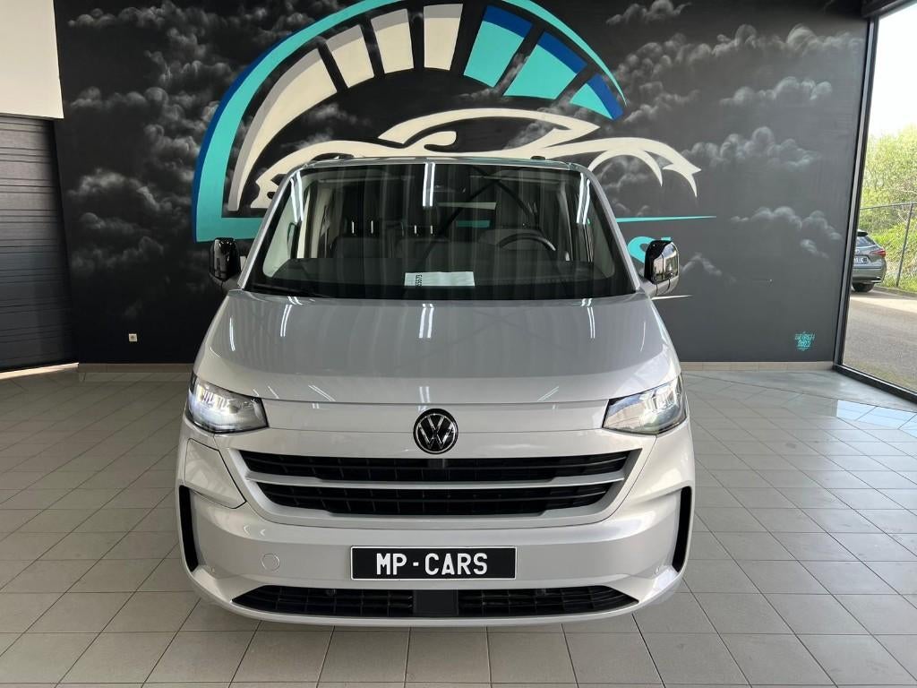 Volkswagen E-Caravelle / 9zitplaatsen / 305km rijbereik, Auto's, Volkswagen, 5 deurs, Zilver of Grijs, Te koop, Parkeerassistent