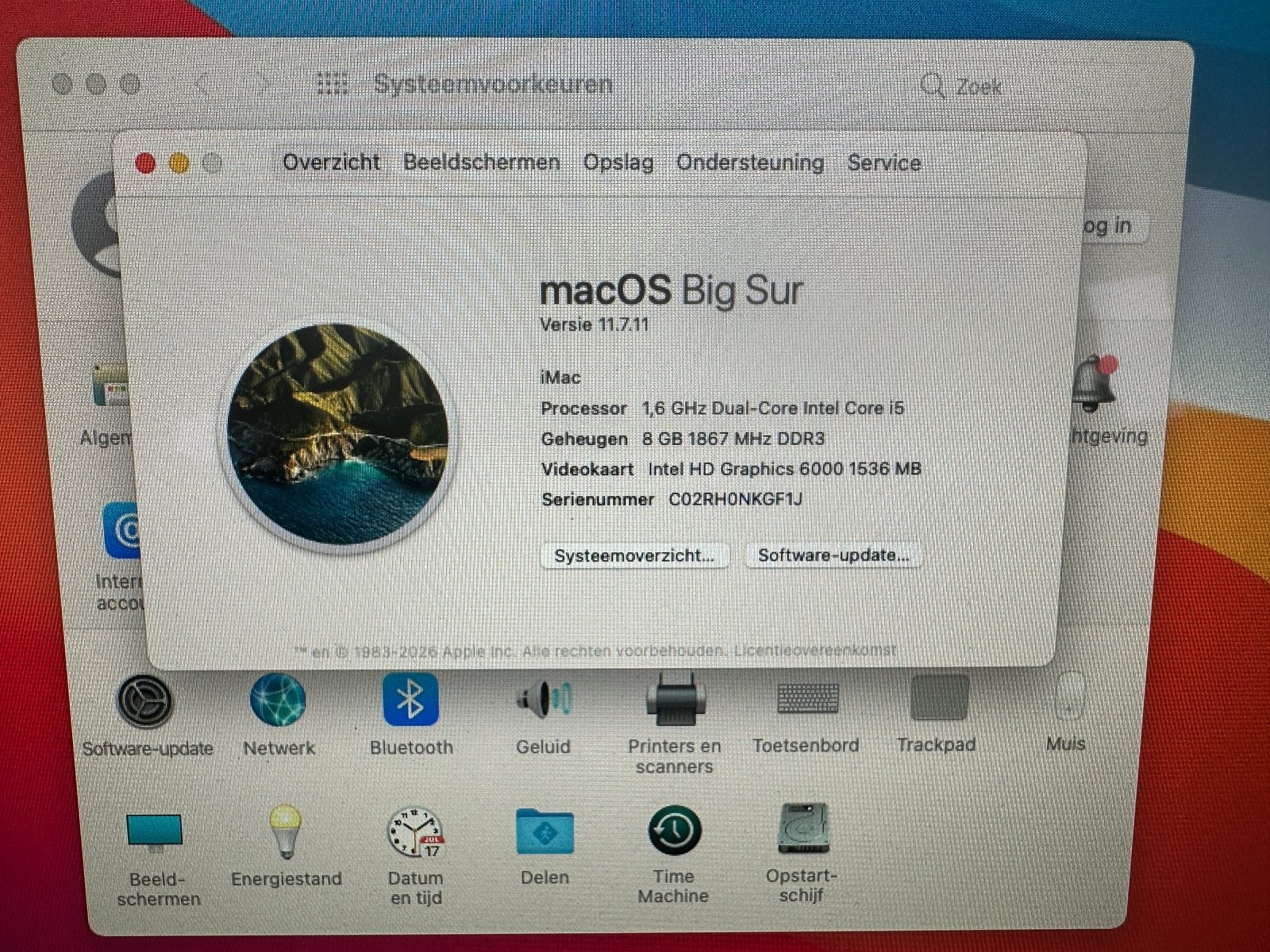 Imac late 2015 21inch, Computers en Software, Ophalen of Verzenden, Zo goed als nieuw