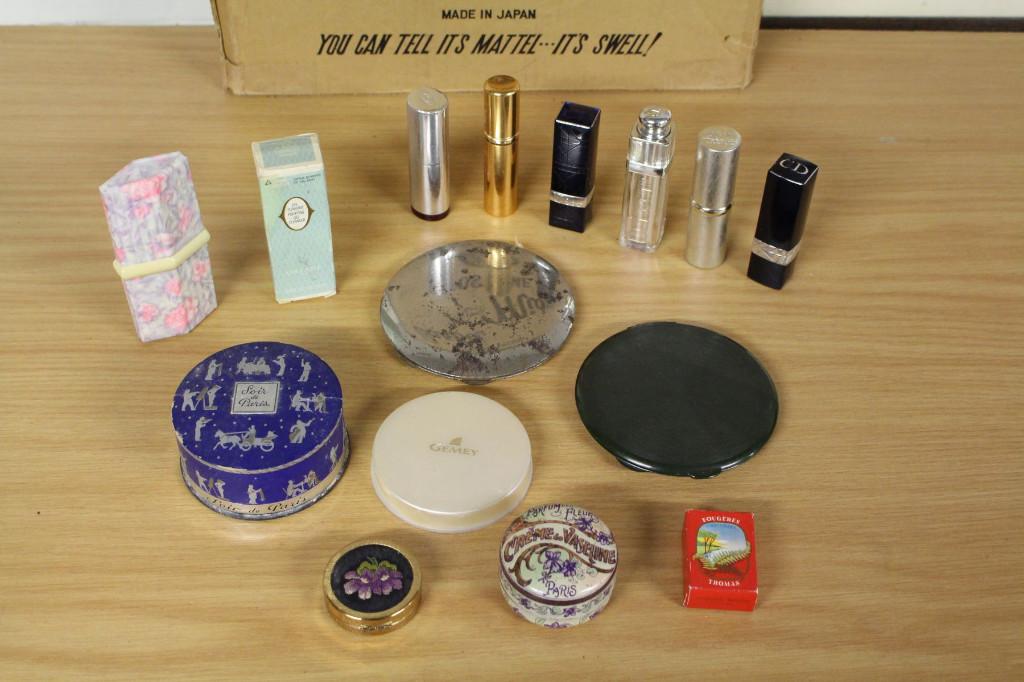 lot vintage make-up doosjes, Ophalen of Verzenden, Gebruikt, Gebruiksvoorwerp
