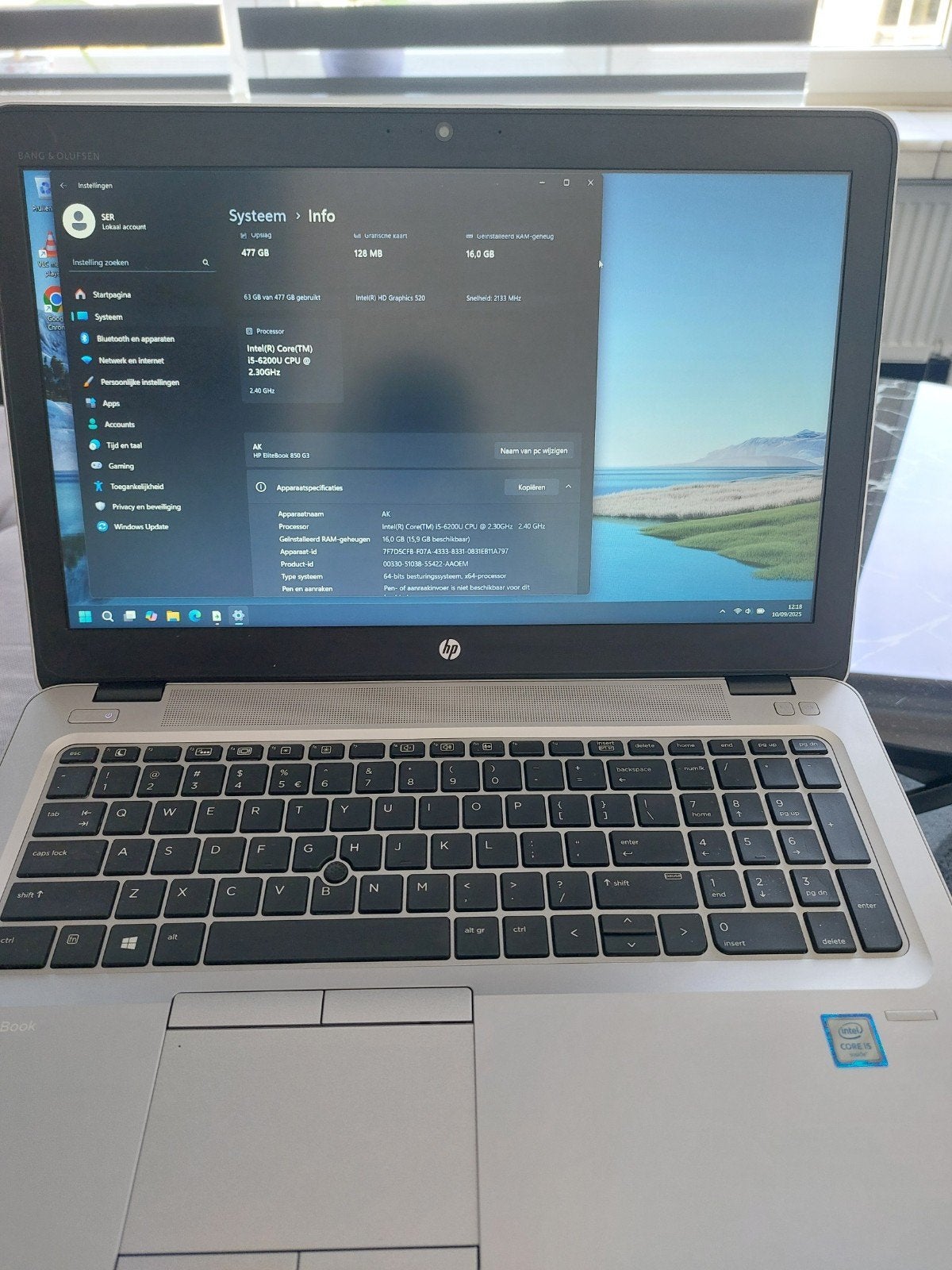 HP ELITEBOOK 850 G 3, Computers en Software, Windows Laptops, Ophalen, 16 GB, SSD