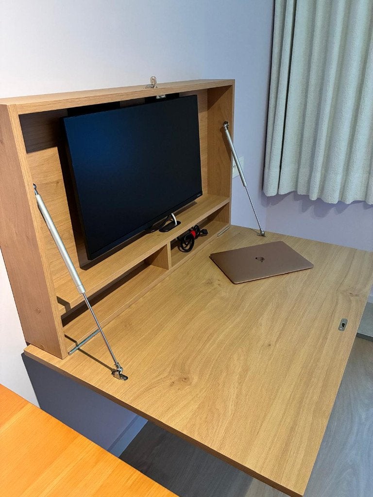 Nieuw opvouwbaar bureau van Pith & Stem, Neuf, Autres marques, 72 cm, Bureau d'ordinateur
