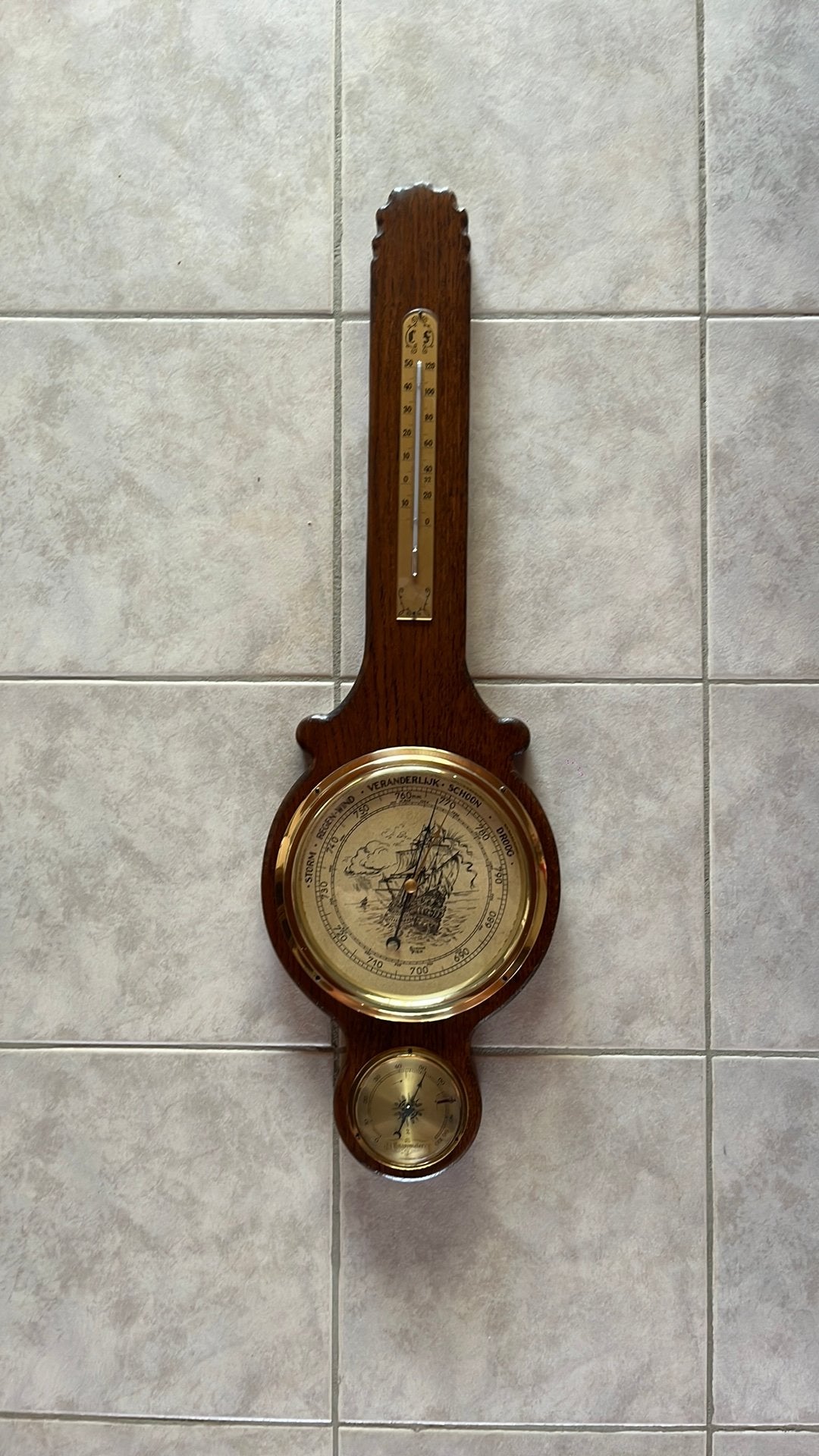 Barrometer, Ophalen, Gebruikt