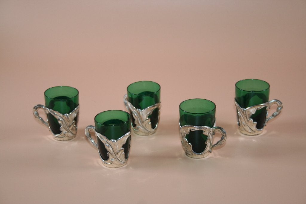 5 groene glazen, Enlèvement