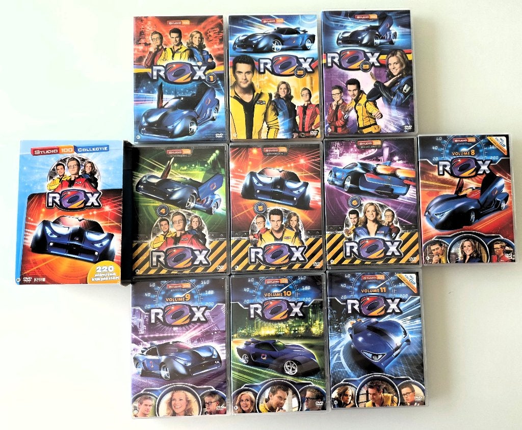 10 Studio 100 DVD: Rox 1,2,3,4,5,6,8,9,10,11, Ophalen of Verzenden