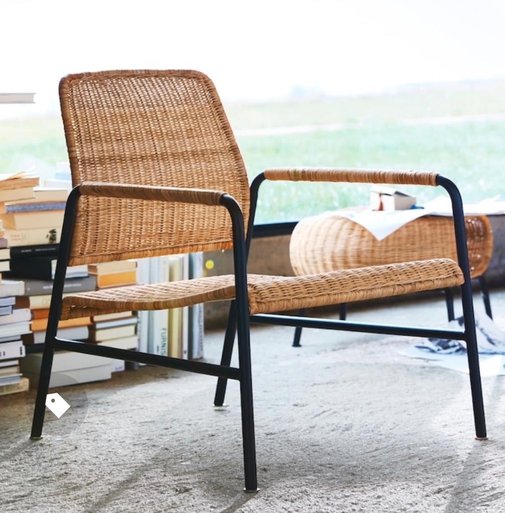 NOUVELLE chaise en rotin Ikea - Ulriksberg, Neuf, Moins de 75 cm, Osier ou Rotin, Enlèvement